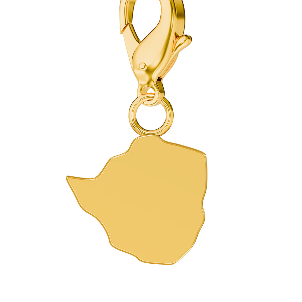 Conjunto de amuletos de bandera y mapa media 54